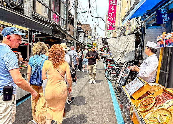 A Local Market in Japan