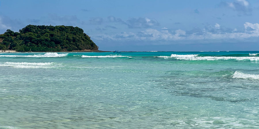 Clear and Turquoise Emerald Sea