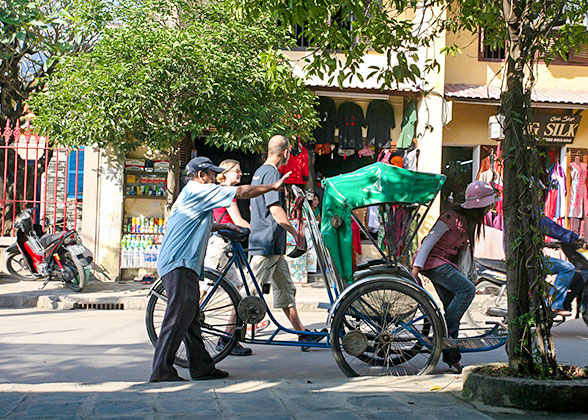 Vietnam Street in Hot Weather