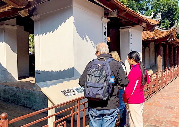 Literature Temple in Cool Weather