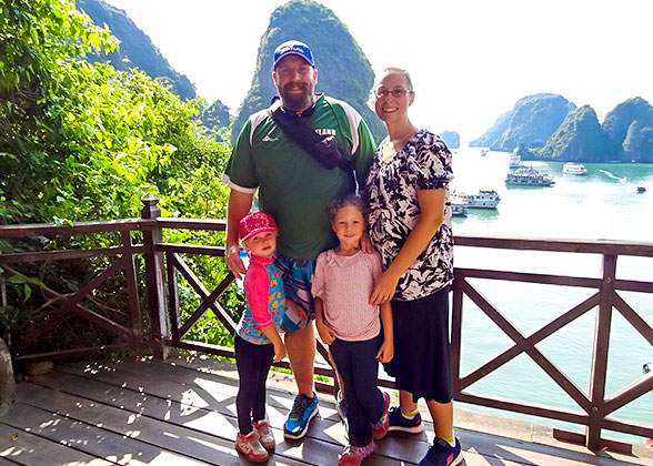 Our Guests at the Ha Long Bay