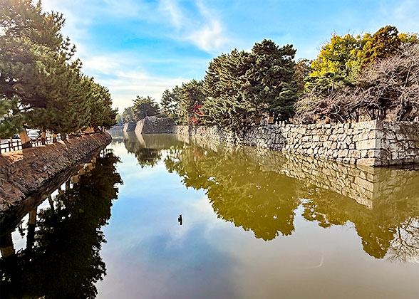 Wakayama Castle moat