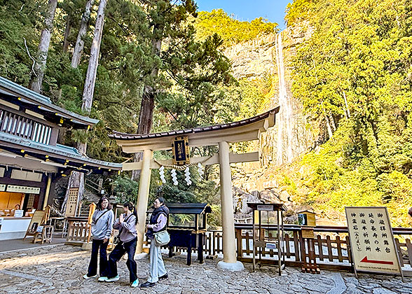 Waterfalls along the way