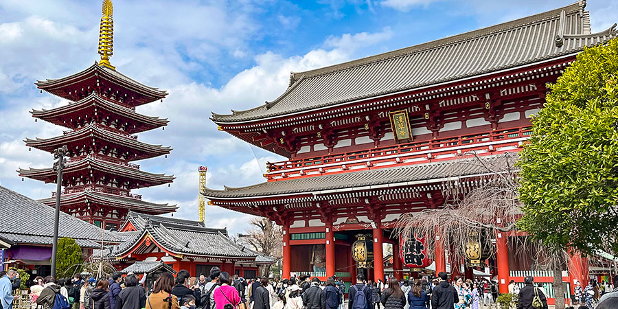 Senso-ji Temple in Winter