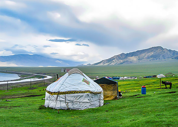 Yurts in Kyrgyzstan