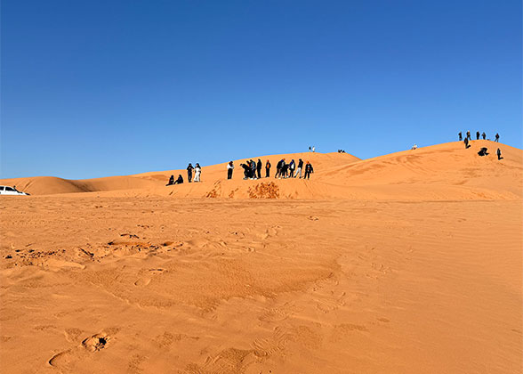 the Sahara in Algeria