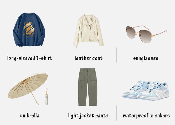 Clothes for Algiers in April