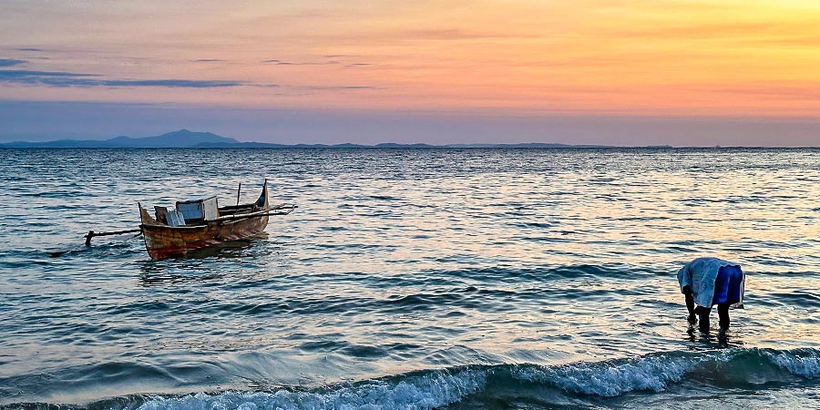 Coastal Sunset in Algiers