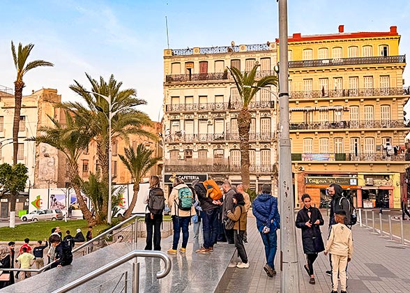 Chilly Algiers in December