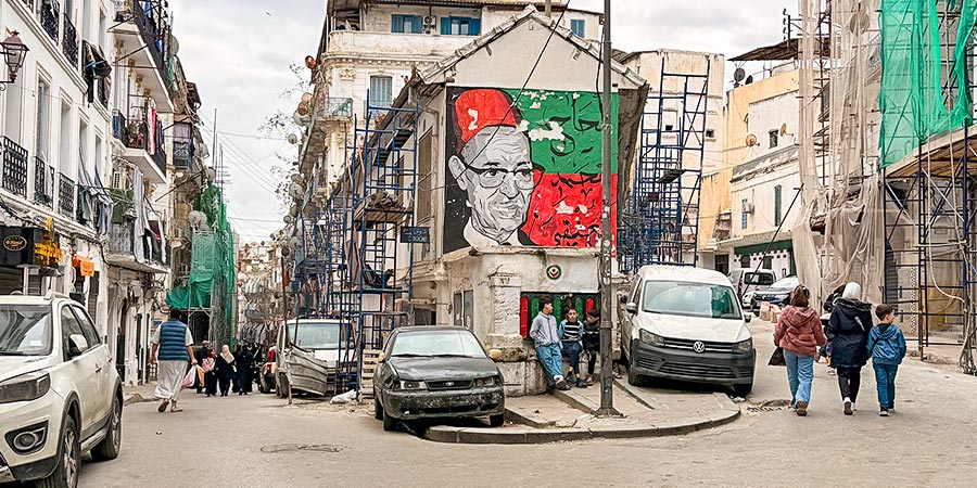 Algiers Street Views in Gloomy Days