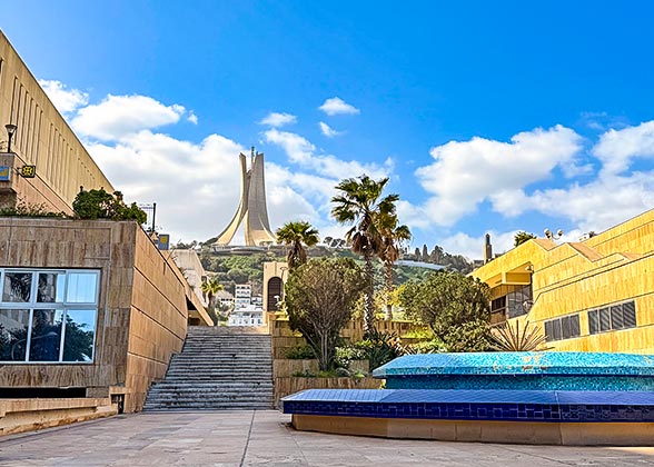 Martyrs' Memorial under Bright Sunshine