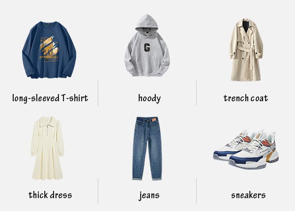 Clothes for Algiers in March