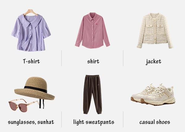 Clothes for Algiers in May