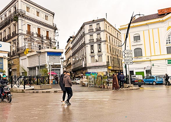 Rainy Algiers in November