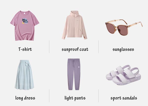 Clothes for Algiers in September