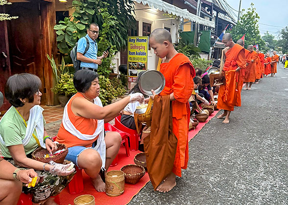 Alms-giving Ceremony, Luang Prabang
