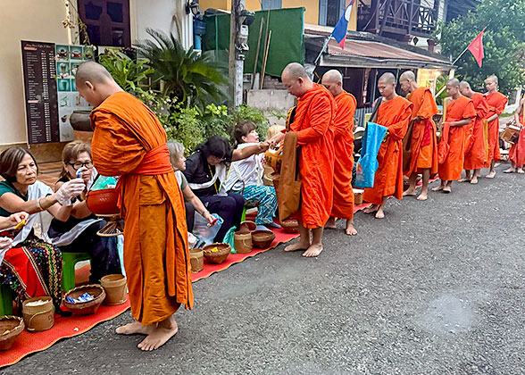 Alms-giving Ceremony, Luang Prabang