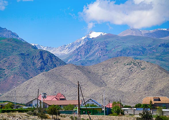 the Andes Mountains