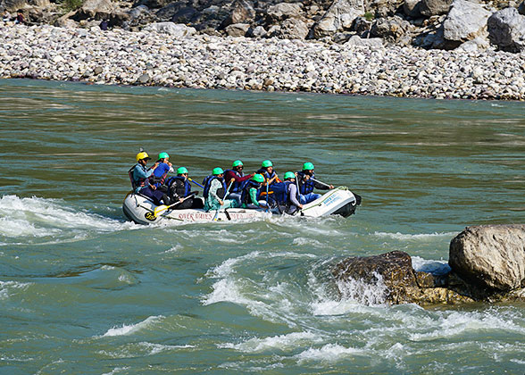 Rafting on Ayung River