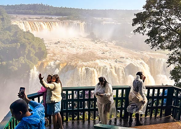 The Grandeur of Iguazu Falls at Brazilian Side