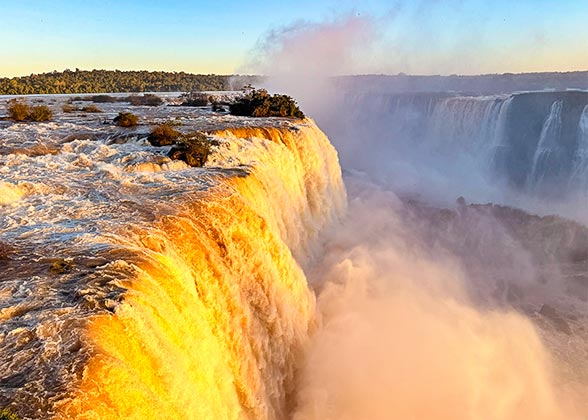 Iguazu Falls on the Brazilian side