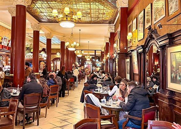 Centuries-old Cafe Tortoni