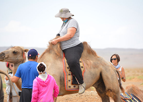 Enjoy the Camel Ride