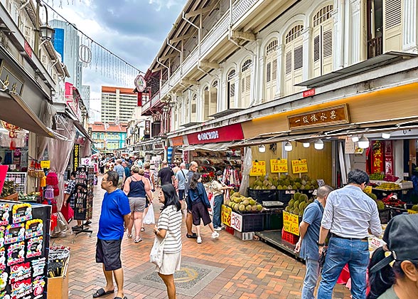 Lively Chinatown, Singapore