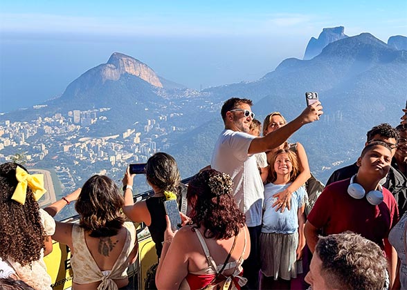 Panoramic View from Statue of Christ the Redeemer