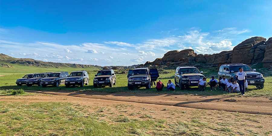 Clear Days in Olgii in August