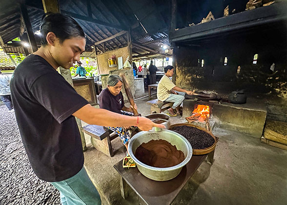 Local Coffee Plantation in Indonesia