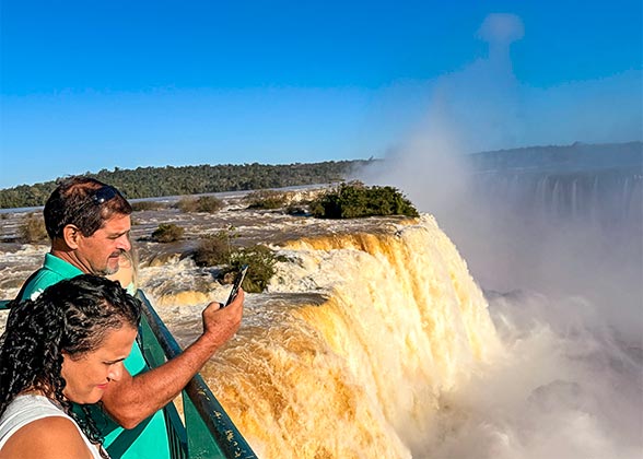 Raging Devil's Throat, Iguazu Falls of Brazilian Side 
