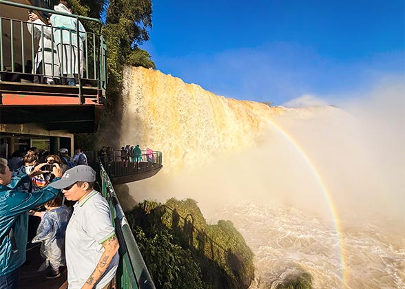 Admire Devil's Throat up Close at Brazilian Side