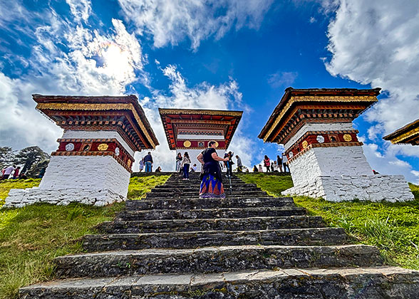 Stupas in hornor of 108 Bhutanese Soldiers