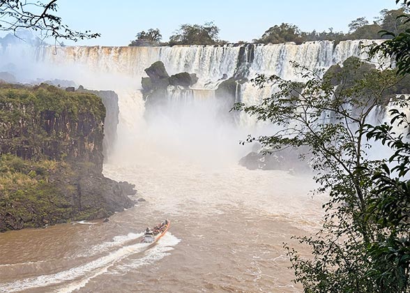 Great Adventure Beneath Roaring Iguazu Falls, Argentina