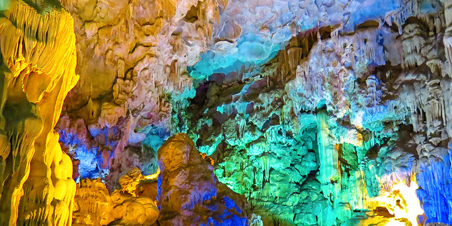 Surprise Cave at Ha Long Bay