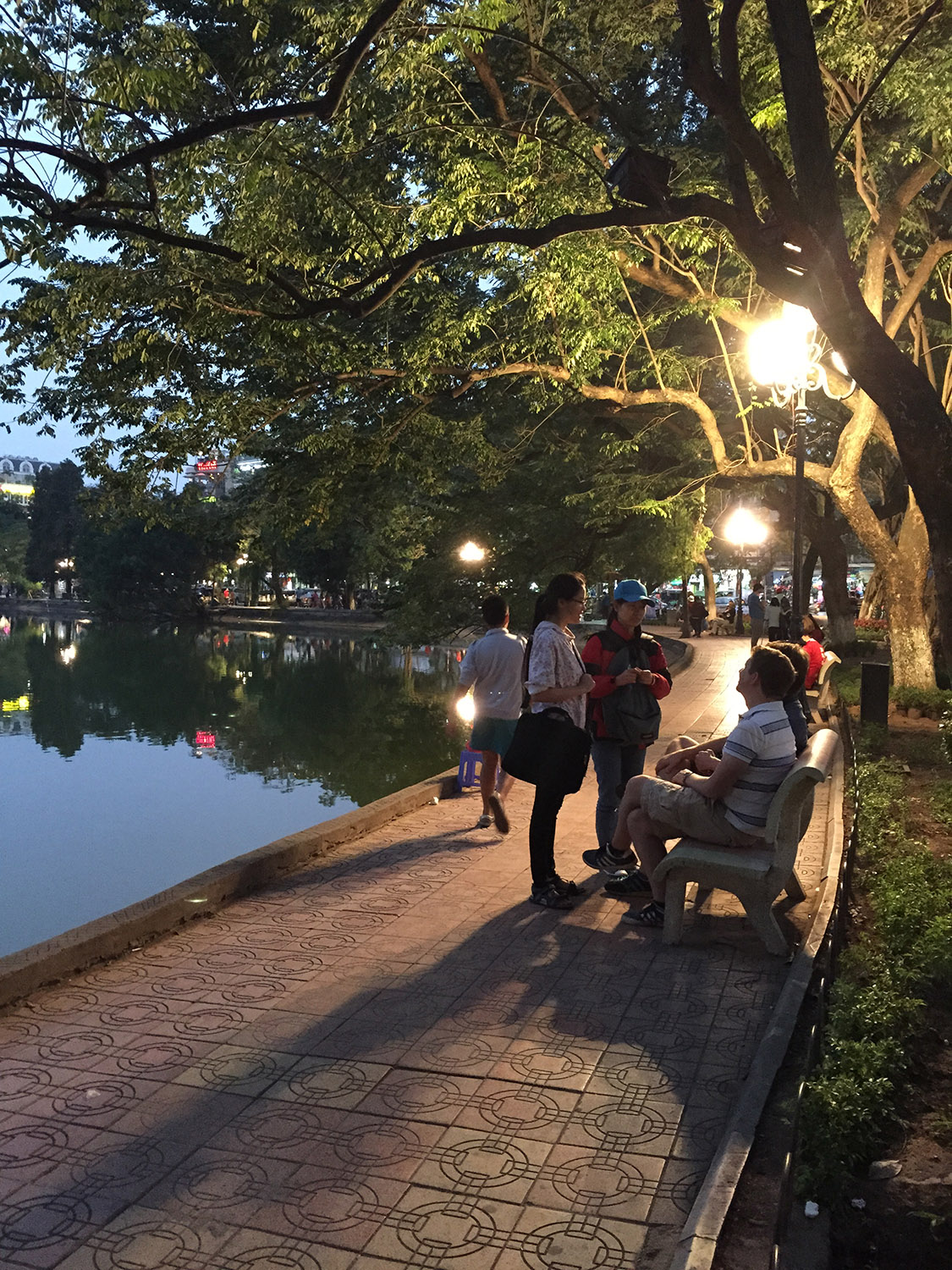 Cool Night at Hoan Kiem Lake