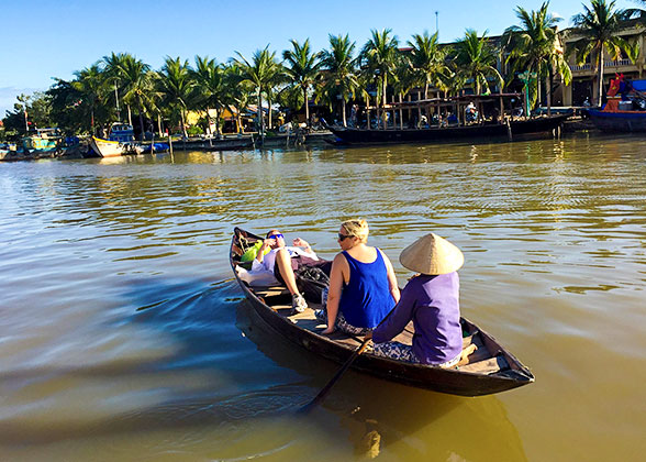 Rowing on Saigon River