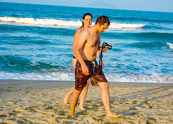 An Bang Beach at Sunset