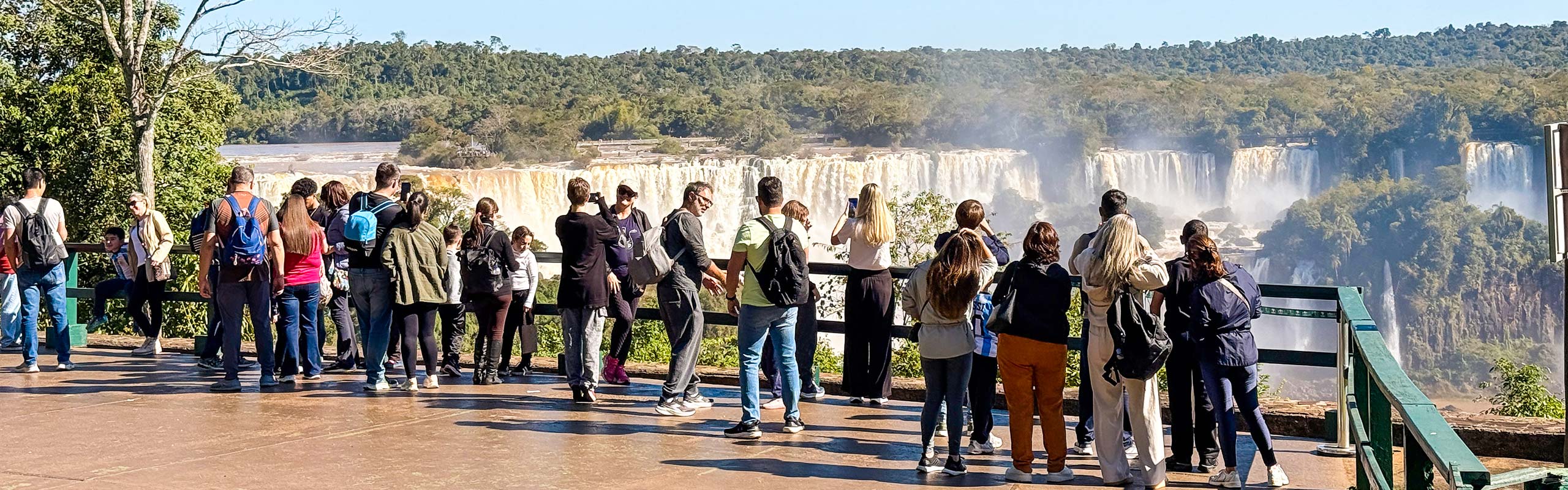 A Series of Iguazu Falls, Brazil