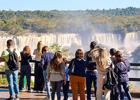 Groups of Iguazu Falls, Brazil