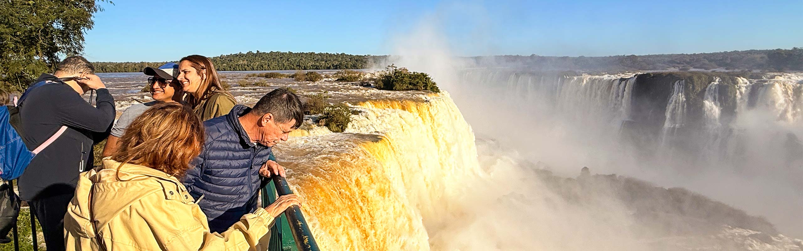 Breathtaking Devil's Throat, Iguazu Falls in Brazil