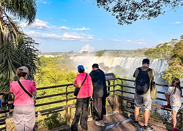 Upper Circuit View of Iguazu Falls, Argentina