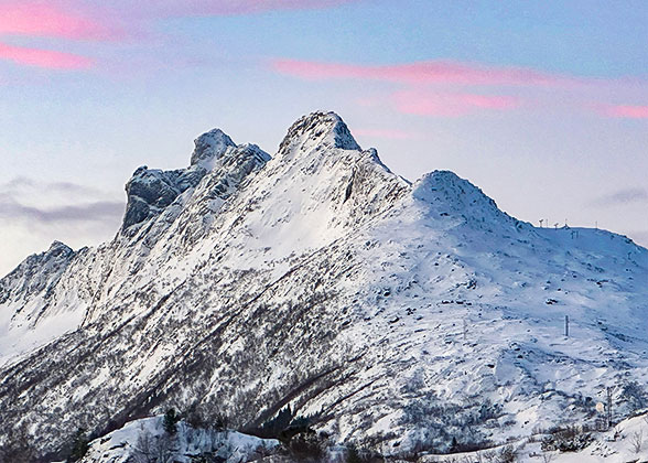 Snow Mountains in December