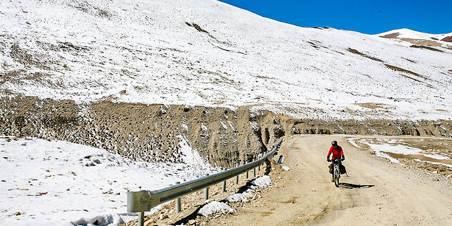 Snow-covered Mountains in December