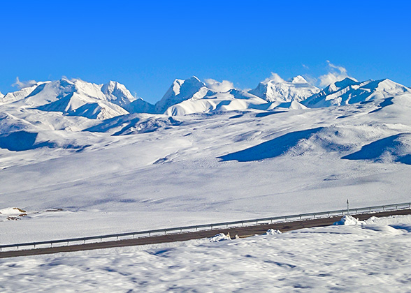 White Landscape in January