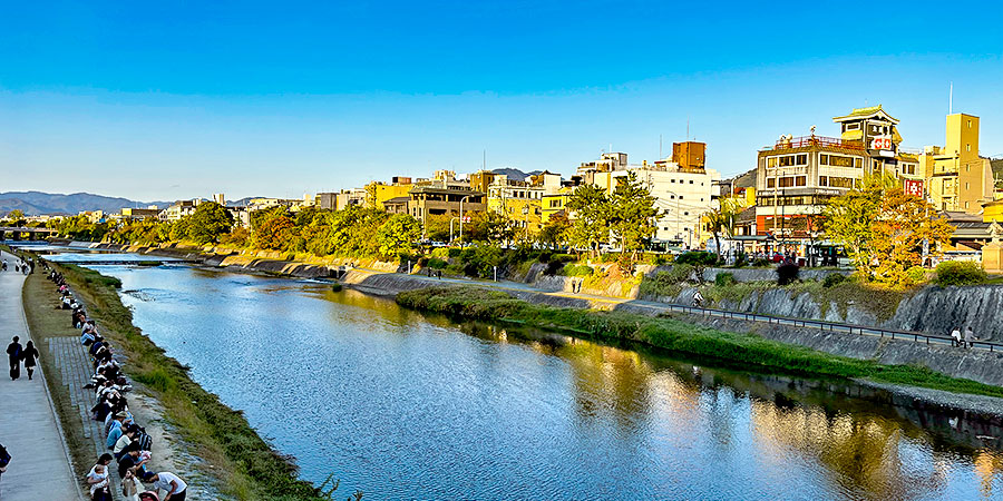 Nice View of Kamo River in June