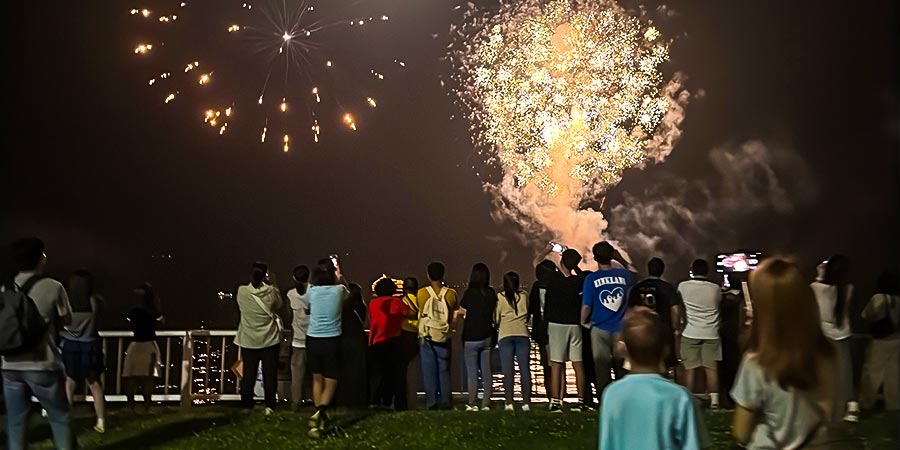 Lake Sagami Fireworks Display