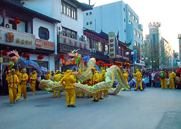 Traditional Lion Dance Performance