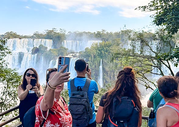 Lower Circuit Scene, Iguazu Falls of Argentine Side